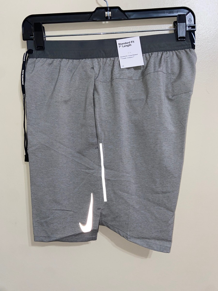 Nike Men's Flex Stride 7” Brief-Lined Running Shorts Gray XL