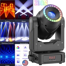 180W LED Zoom Moving Head Light Halo Strip RGBW DMX Gobo DJ Stage Party Xmas