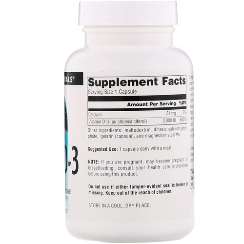 Vitamin D3 2000IU 200 Kapseln Cholecalciferol Knochen Immunsystem Unterstützung - Bild 2 von 2