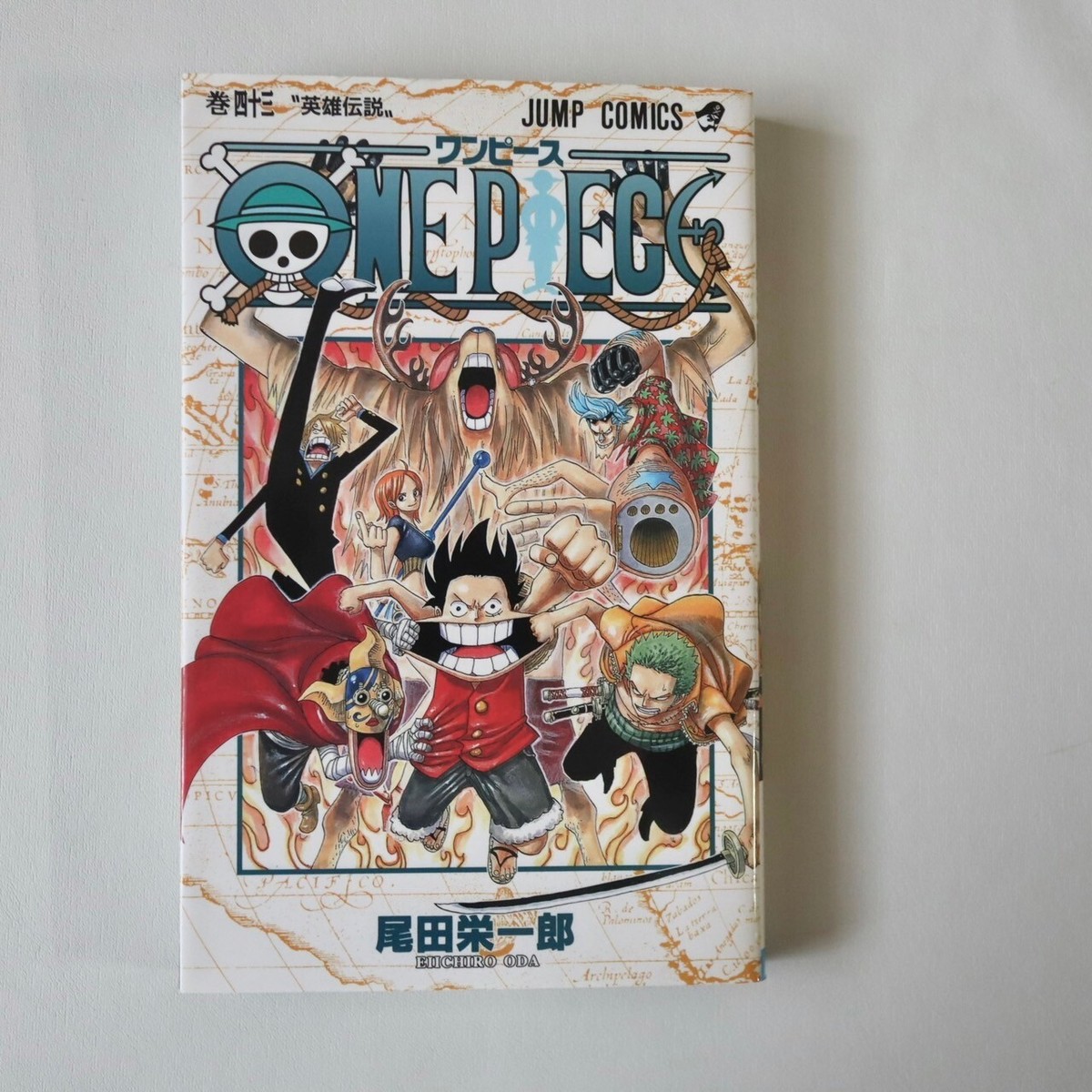 One Piece 1st Print #43 Comic w/OBI Japanese Manga 2006 volume 43