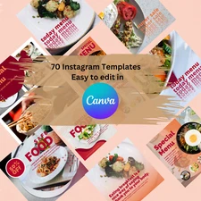 70 Food Canva Templates - Boost Your Social Media Presence