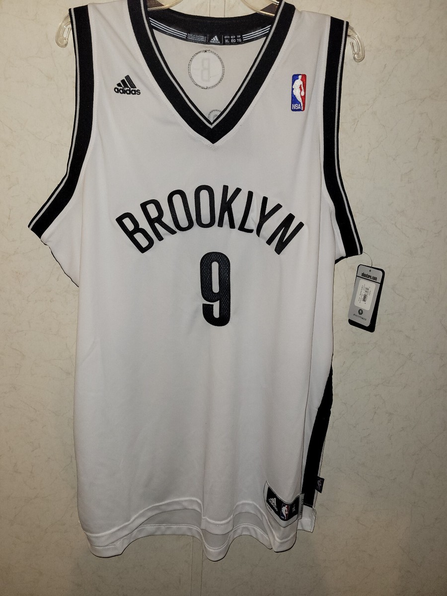 ADIDAS NBA SWINGMAN BROOKLYN NETS MARSHON BROOKS WHITE JERSEY