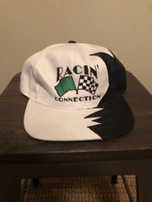 Vintage Racin Connection Atlanta Checkered Flag Hat RARE