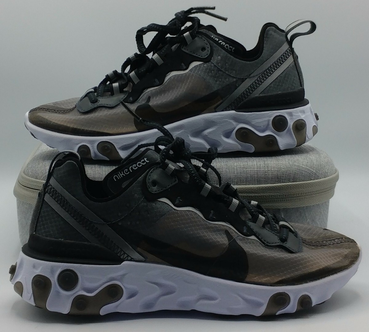 nike react element 87 anthracite black