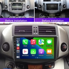 FOR 2007-2012 TOYOTA RAV4 9" APPLE CARPLAY CAR STEREO RADIO ANDROID NAVI PLAYER