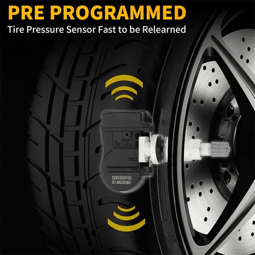 Set Of 4 Tire Pressure Monitor Sensor For Hyundai KIA 52933-D9100 TPMS Sensor - Picture 2 of 12