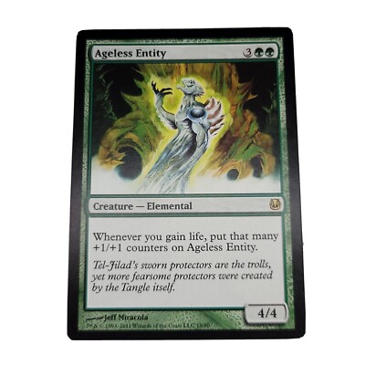 MTG Magic The Gathering Creature Elemental Ageless Entity 18/80 2011
