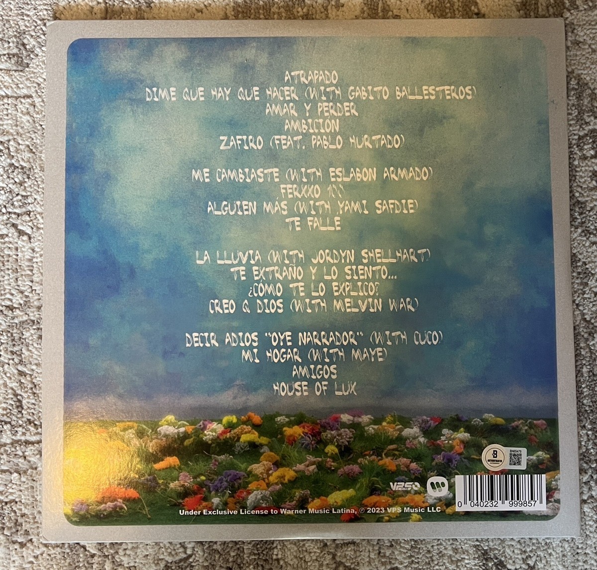 DANNYLUX AND EDDY JAE SIGNED DLUX VINYL LP - BECKETT BAS COA