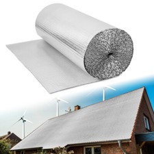 10/20/30m Isolierfolie Alu Thermo Reflexionsfolie 3-4mm Reflexion