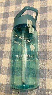 New Reusable Hyatt Regency Waikiki Hawai'i Blue Turquoise BPA Free