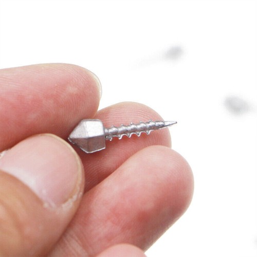 50PCS Fishing Weights Sinkers Insert Worm Lure Screw Lead 1/32 1/16 1/8oz - Picture 2 of 6