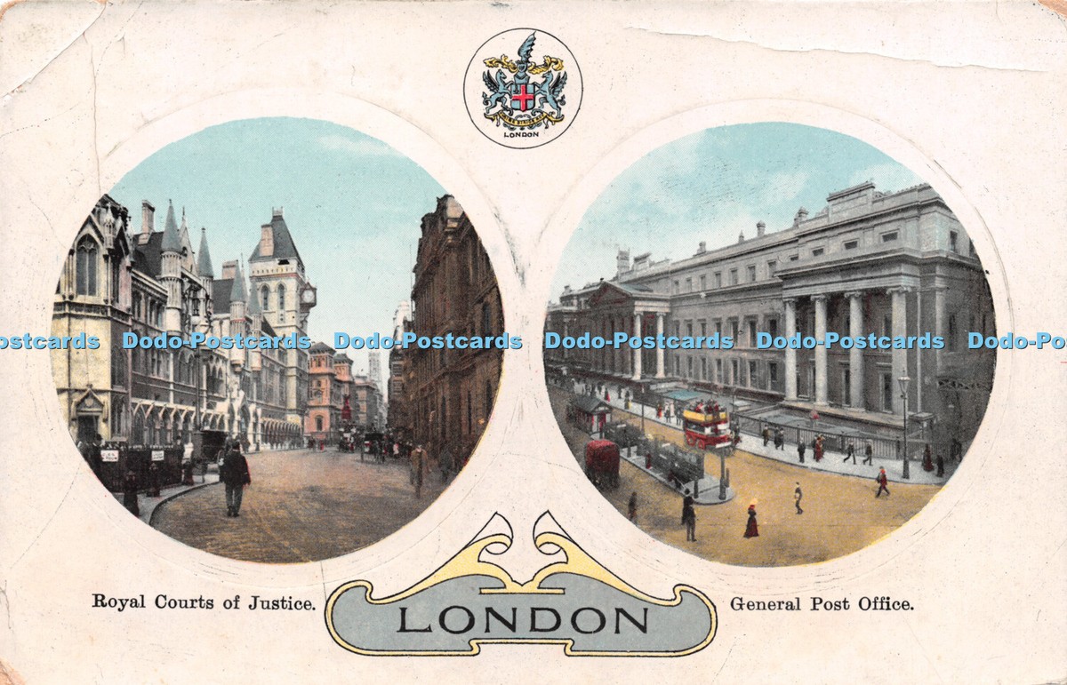 R259556 London Royal Courts of Justice General Post Office Brown
