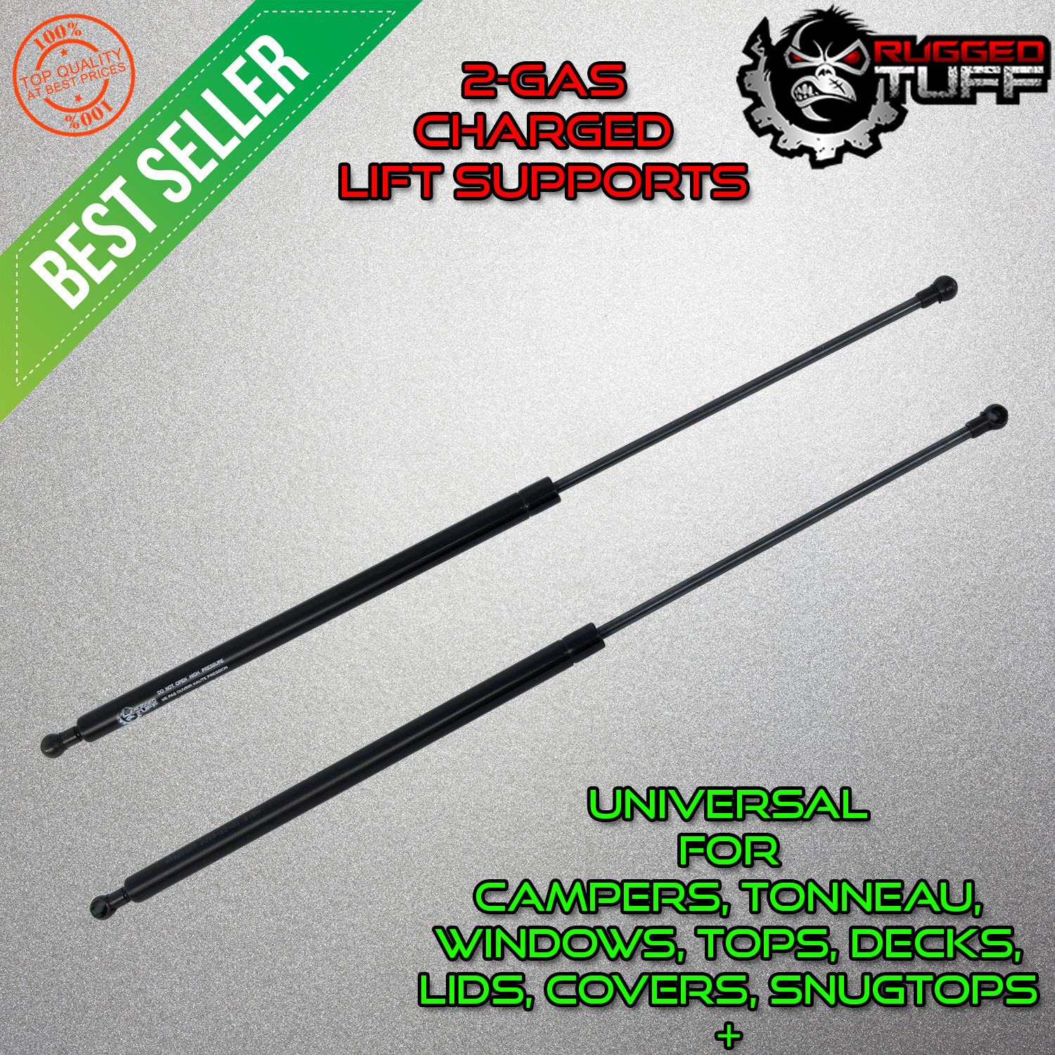 Lift Support Shocks For 20" Tonneau Cover Camper Window Snugtop 10mm