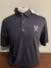 Puma Cloudspun Mens Large black Golf polo shirt 538748 NEW NWT w logo