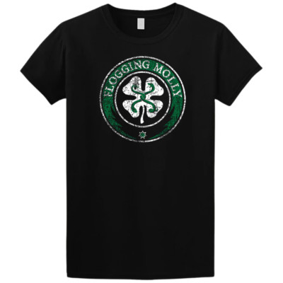Flogging Molly - Distressed Logo Band T-Shirt - Official Merchandise