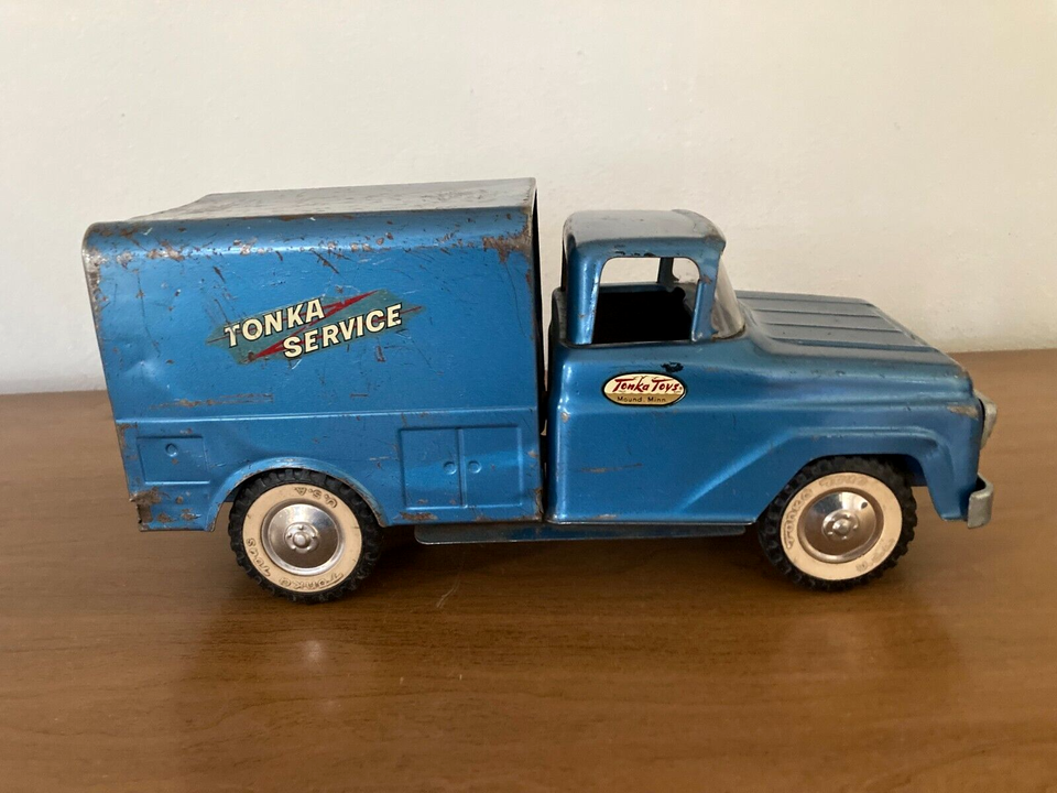 VINTAGE 1959 Tonka Toys BLUE Service Truck GOOD CONDITION eBay