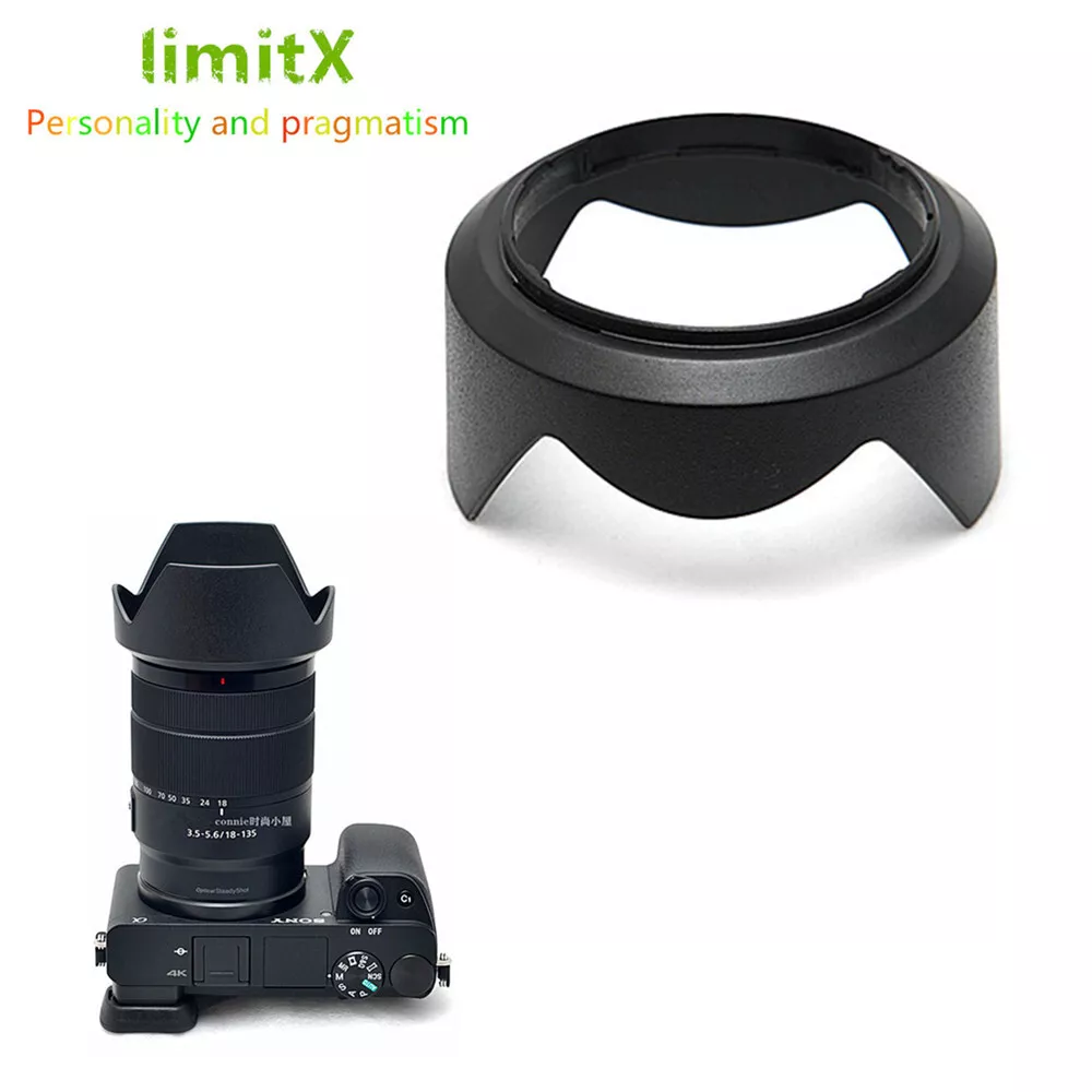 Bayonet Camera Lens Hood ALC-SH153 For Sony E 18-135mm OSS Lens E-Mount  SEL18135