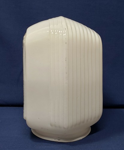 Applique da parete vintage art deco vetro smerigliato e trasparente lampada globo - Foto 7 di 8