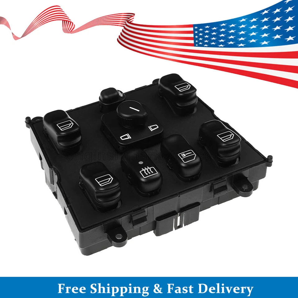 Interruptor de ventana eléctrica 1638206610 para Mercedes Benz W163 ML320 430 500 55AMG Foto 2 de 4