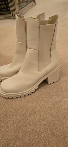 5th Avenue Leder Stiefel Gr. 8uk Neu