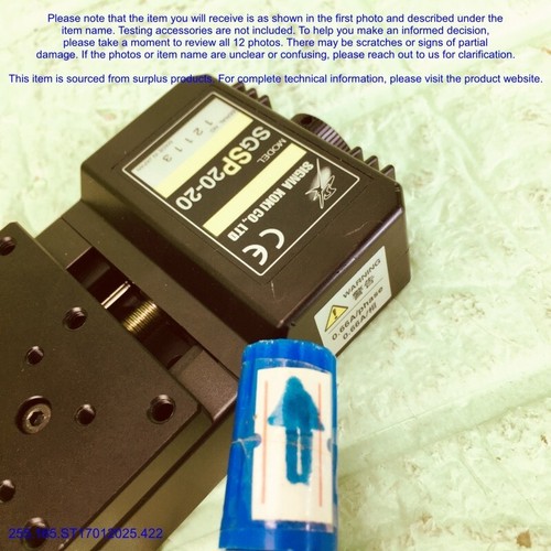 SIGMA KOKI SGSP20-20, cable faltante de etapa lineal como fotos, SN:2113, FedExDHL - Imagen 12 de 12