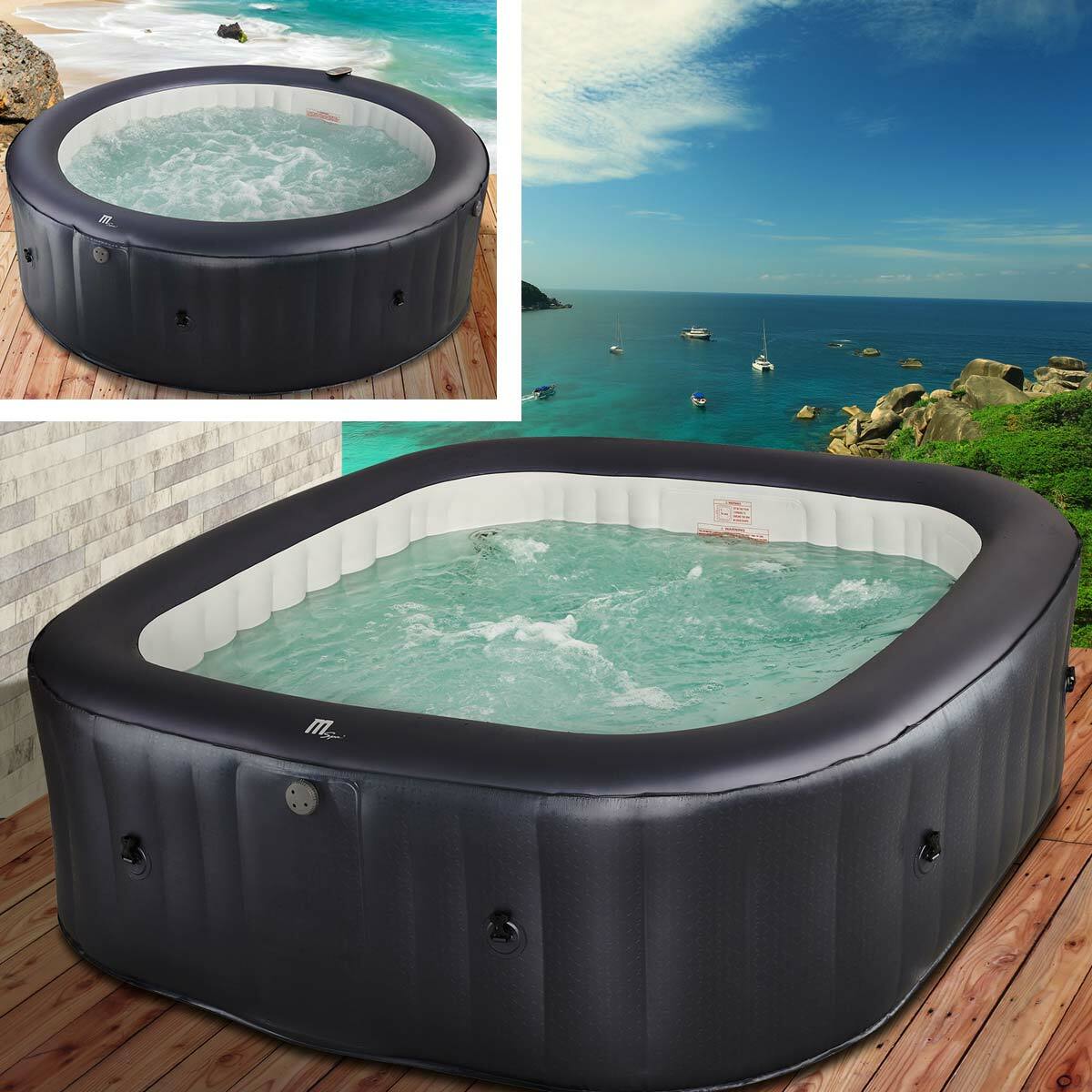 Whirlpool MSpa MUSE OTIUM CARLTON Personen aufblasbar Massage