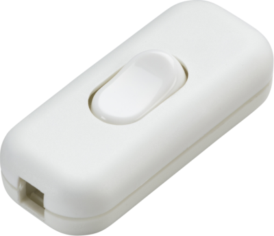 Interrupteur à Cordon Double Pôle Knightsbridge ST6ABK - 6A 230V, Boîtier Noir, Pour Lampe De Table, éclairage