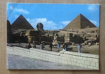 Postcard - Egypt, The Sphinx and Pyramids