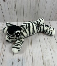 Walt Disney World Animal Kingdom Zebra Black White 12  Floppy Plush Animal