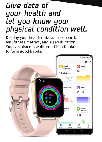 Smartwatch Aktivität Fitnessuhr Bluetooth Smartwatch Schlafüberwachung - Bild 11 von 15