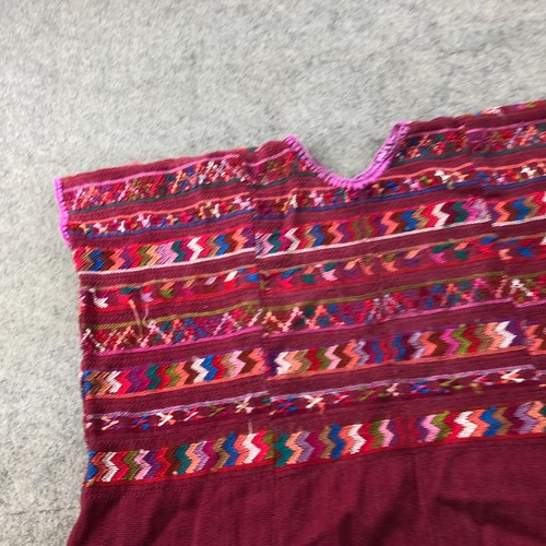 Handwoven Vintage Traditional Nebaj Guatemala Huipil Vintage Blouse - Picture 3 of 11