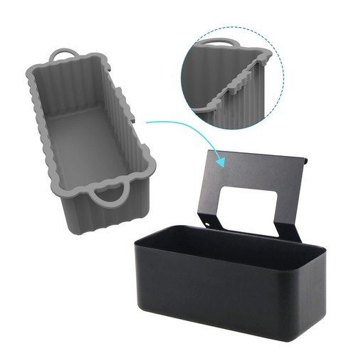 Food-grade Silicone Grill Accessories Easy to Clean Eco-friendly Grease Drip Pan - Picture 5 of 10