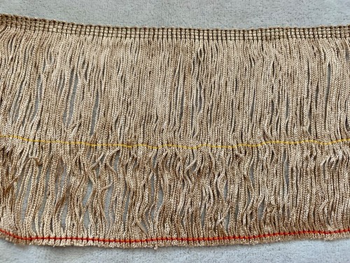 Brown Fringe 6" Lampshades Crafts Hobbies Pillows Sold by Yard - Picture 2 of 4