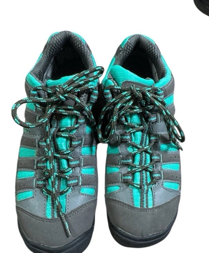 Scarpa trekking Keen donna alpha WP CNX verde e grigio ottime condizioni US 8 5