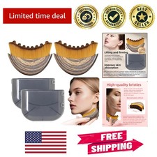 Ergonomic 2-Pcs Lymphatic Face Brushes for Enhanced Absorption Sculpting