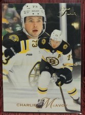 Charlie McAvoy /93 1993 Variant Parallel 2025-26 Flair #8 Boston Bruins