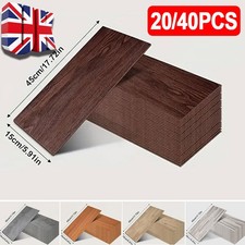 Floor Planks Tiles Self Adhesive Wood Effect Vinyl Flooring Kitchen Bathroom UK