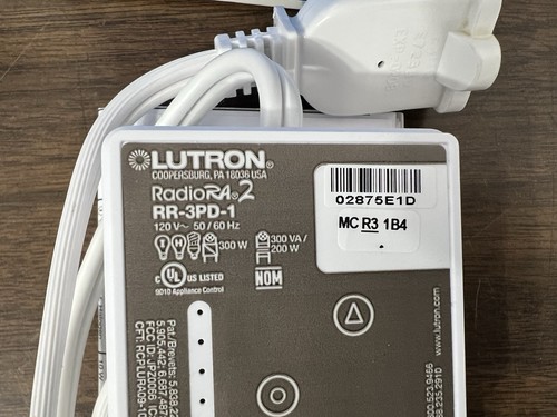 Lutron RR-3PD-1-SW RadioRA 2 RF Plug-in Dimmer White ( Price For 1 Unit Only ) - Picture 6 of 23