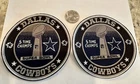 (2)-Dallas Cowboys NFL vintage Style embroidered iron on patches  4”x 4”