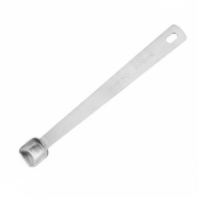 Mini Quadrat Messlöffel Silber Finish Kochgerät Rostbeständig zum Backen