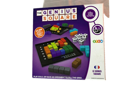 The Genius Square The Happy Puzzle Company 2018 STEM Brain Teaser COMPLETE