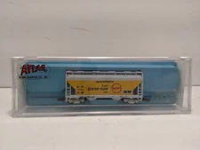 Atlas 3901 N Scale ACF Demonstrator 2 Bay Centerflow Hopper #44586 LN/Box