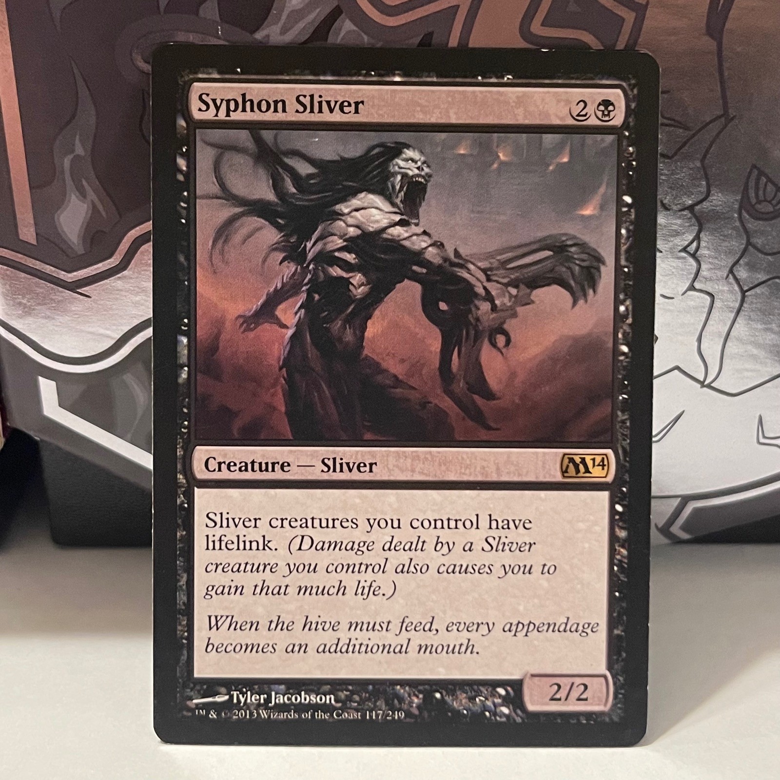 Syphon Sliver 117 Rare Magic 2014 (M14) Magic: The Gathering Near Mint