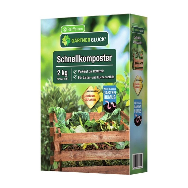 Raiffeisen GÄRtnerglÜCk Schnellkomposter 2Kg Kompost Starter Garten-image