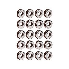 20pcs 18T 0.3 Modulus 2.55mm Hole Steel Gears Planetary Gear 5.95mm Diameter