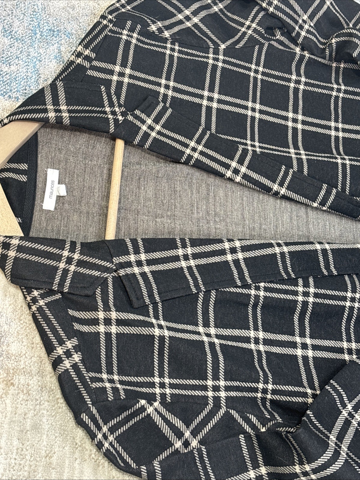 Agent Style Structured Plaid Work Glam Jacket Wom… - image 6