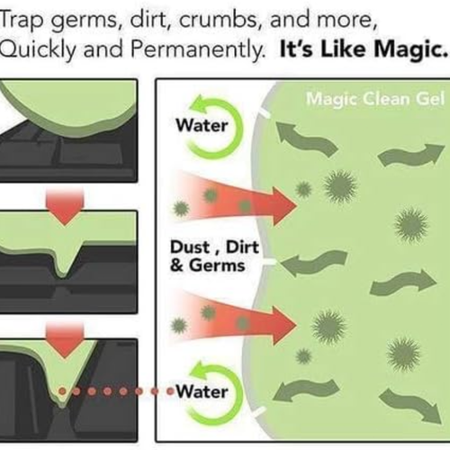 Cleaning Slime Gel – Eco-Friendly, Reusable, Lemon Scent | Putty Cleaner - Picture 3 of 5