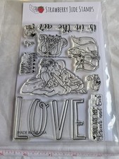 Strawberry Jude Stamps Cling Set Love Is In The Air Valentines