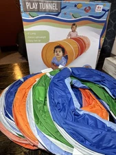 Kids Play Tunnel 5 Ft Long X6 Quick Fold Up Toy Pet Tunnel Daycare Baby Prek