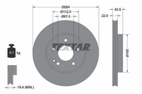 2 X Textar 92059400 Bremsscheiben Vorne Ø 284Mm Mercedes C-KLASSE W202 S202